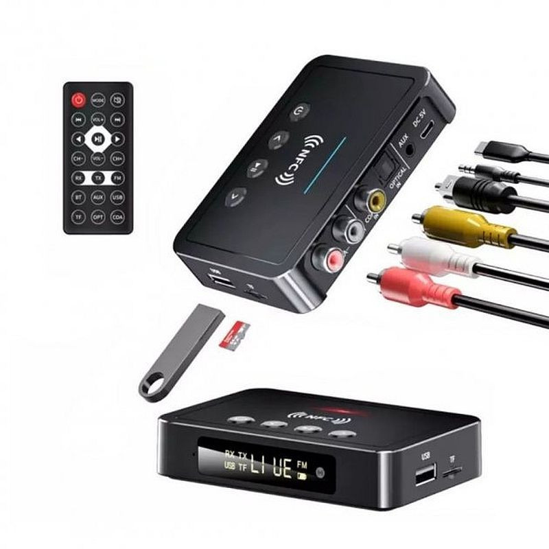 Audio приемник Vikefon M6 2в1 NFC Bluetooth 5.0 для TV PC Transmitter + Receiver Киев - изображение 6