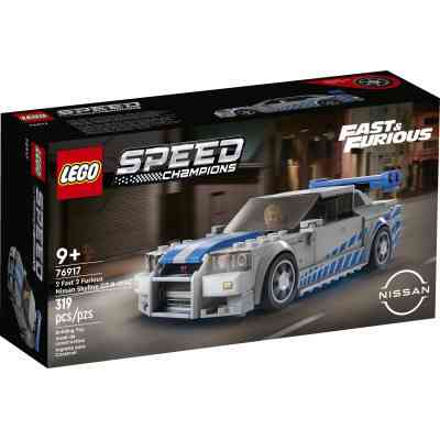 Конструктор LEGO Speed Champions «Подвійний форсаж» Nissan Skyline GT-R (R34) 319 деталей (76917) Вінниця