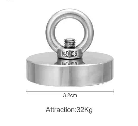 Сильный неодимовый магнит 320 мм серый Киев