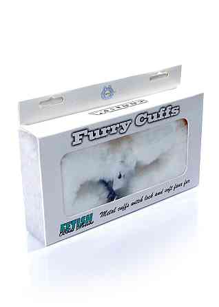 Наручники - Fetish Boss Series Furry Cuffs White Sex Aura Київ
