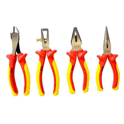 Набір інструментів Stanley MAXSTEEL VDE 1000V шарнірно-губцева електрика 4 шт. (4-84-489) Вінниця - фото 1