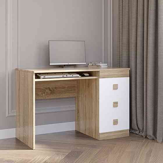 Стіл письмовий Еверест Соната дуб сонома + білий (DTM-2174) Львів