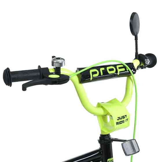 Велосипед дитячий MB 16015-1 колеса 16 дюймів, чорно-зелений Вінниця