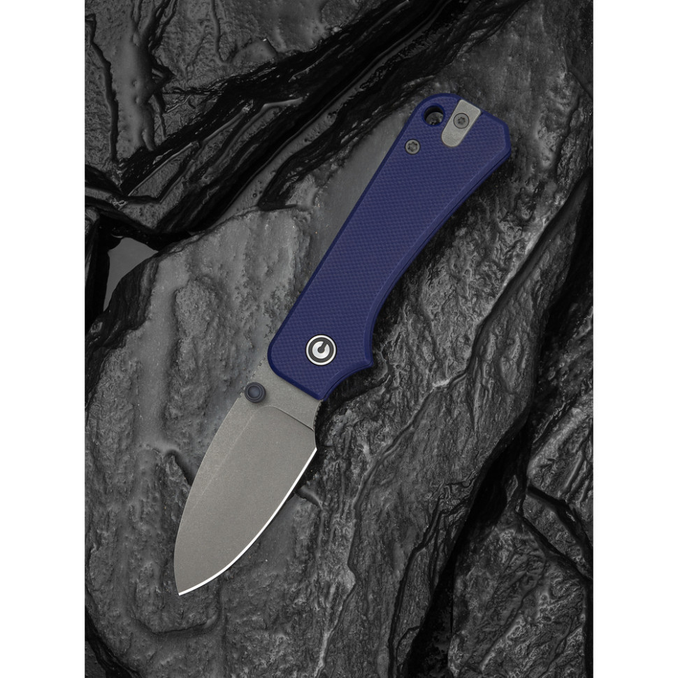Нож складной карманный Civivi Baby Banter Slip Joint (6 см) Nitro-V / G10 синий Киев - изображение 9