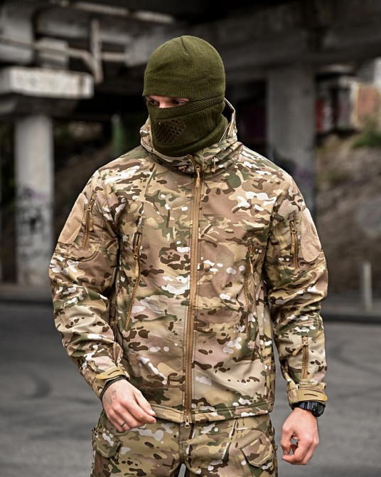 Демісезонний тактичний костюм софтшел APOCALYPSE мульткам ПП8157 Одеса - фото 15