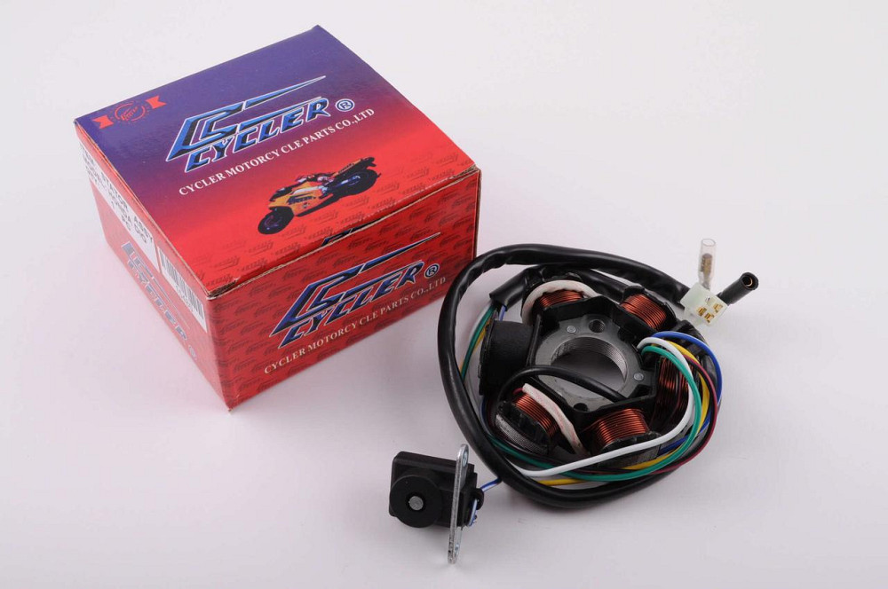 Статор генератора скутер 4 Т 125/150 (5+1 катушек) Мукачево - изображение 1