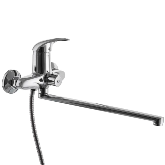 Змішувач для ванни Zerix LUN7 048 з перемикачем ZX0431 Харків