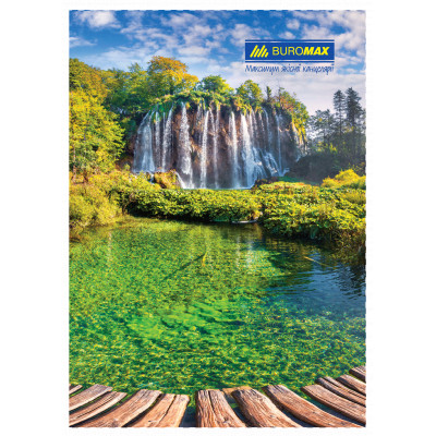 Канцелярская книга Buromax А4, 96 л., Клетка, твердая ламинированная обложка (BM.2430) Винница - изображение 4