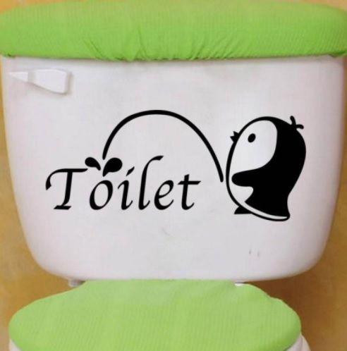 Наклейка на унитаз 