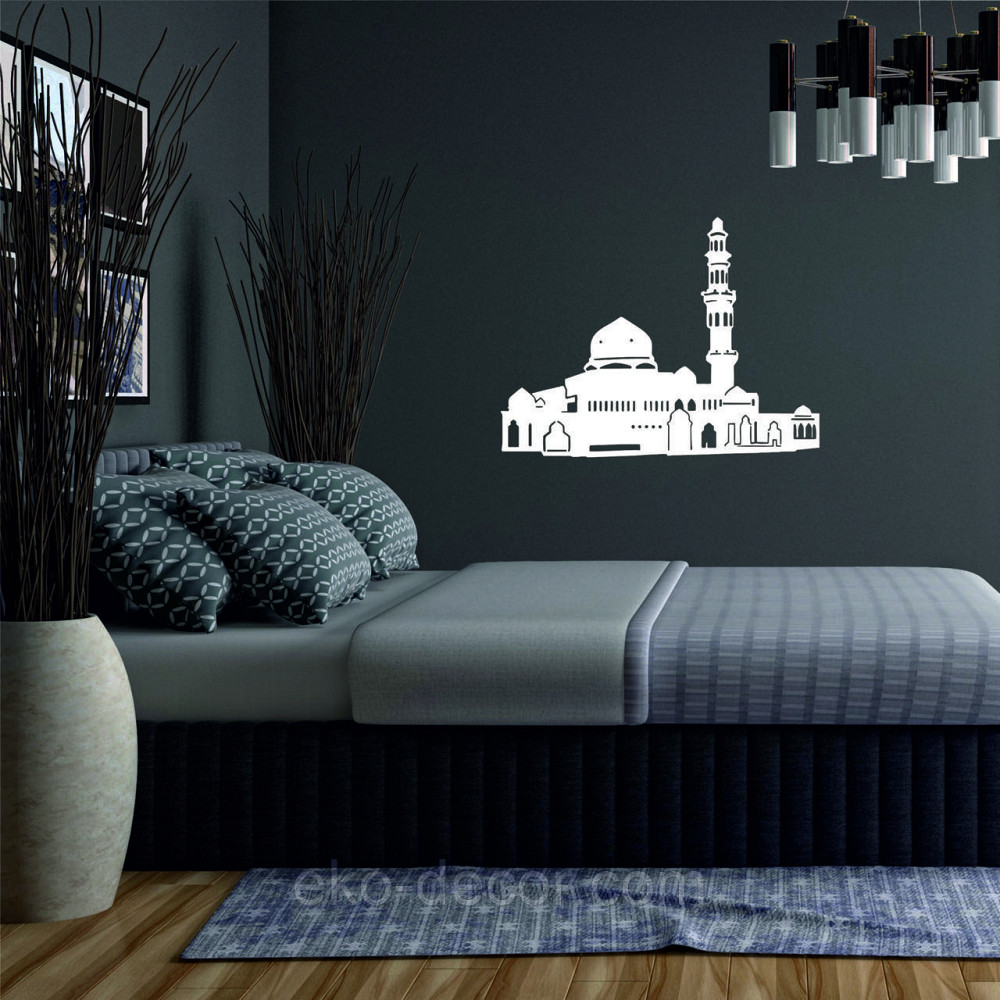 Декоративне настінне Панно «Іслам» Декор на стіну 70*52 см, Білий Київ - фото 3