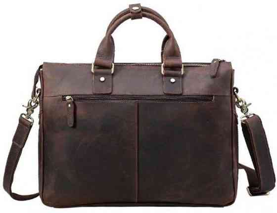 Сумка Vintage 14565 з натуральної шкіри Коричнева Київ