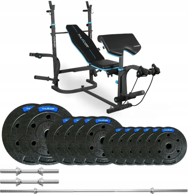 Тренажер Thunder SET-VIGOR-B-01 Zestaw Kulturystyczny 27,5KG Киев - изображение 1