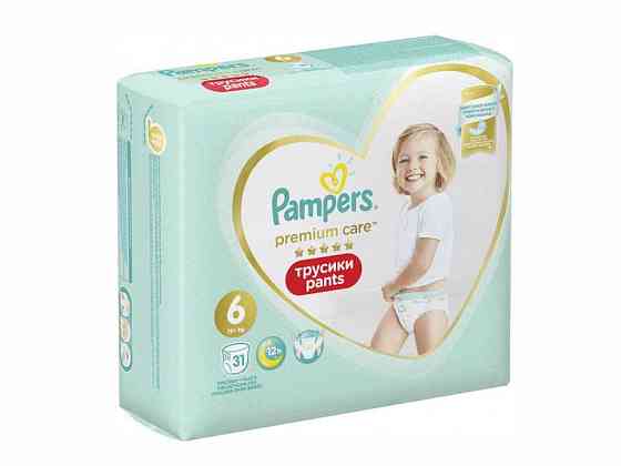 Підгузки - трусики Premium Care Pants 6 15 кг 31 шт ТМ Pampers Київ