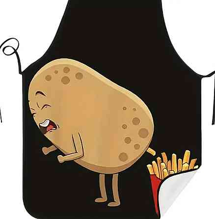 Фартух прикольний Картопля фрі 74 на 54 см різнобарвний Київ