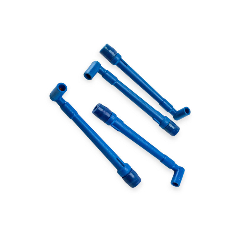 Наконечник ГАЗ 2217, 2705, 3302 (ЗМЗ 406 дв) силікон (к-кт 4 шт) свічковий Мукачево - фото 1