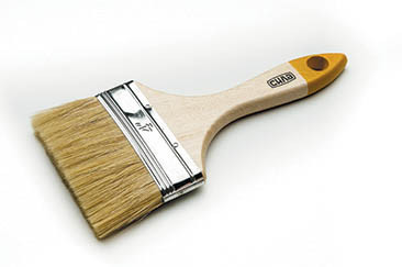 Кисть флейцевая микс стандарт 4'' СИЛА Ровно - изображение 1