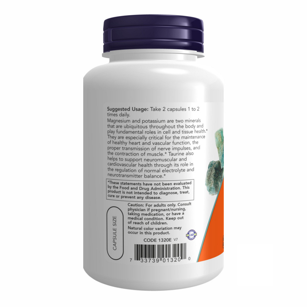 Магний Калий Now Foods Magnesium & Potassium Aspartate 120 vcaps Киев - изображение 3