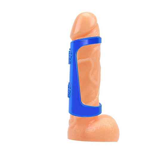 Ерекційне кільце Chisa Get Lock Double Girth Cages з двома кріпленнями, прозоре Sex Aura Київ