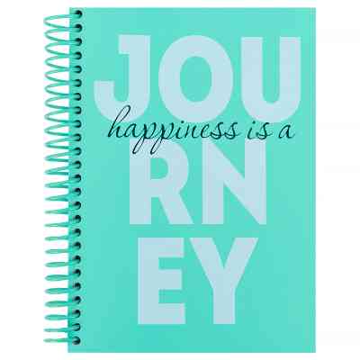 Блокнот Axent на спіралі А5 120 аркушів, клітинка, тверда обкладинка, Journey (8464-3-A) Вінниця