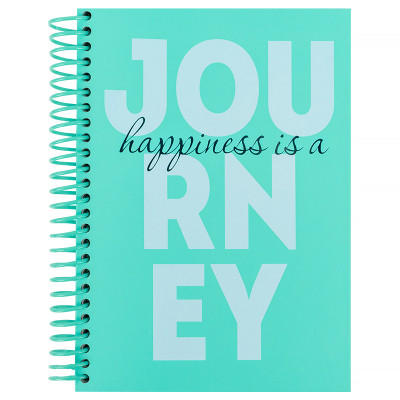 Блокнот Axent на спіралі А5 120 аркушів, клітинка, тверда обкладинка, Journey (8464-3-A) Вінниця - фото 1