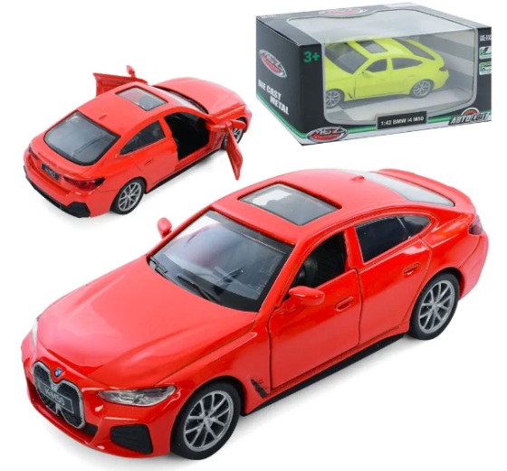 Машина AS-3046 АвтоСвіт, 1:42, BMW, мет., інерц.,відчин.двері,гум.колеса,2 кольори,кор.,14,5-7-6,5см Київ