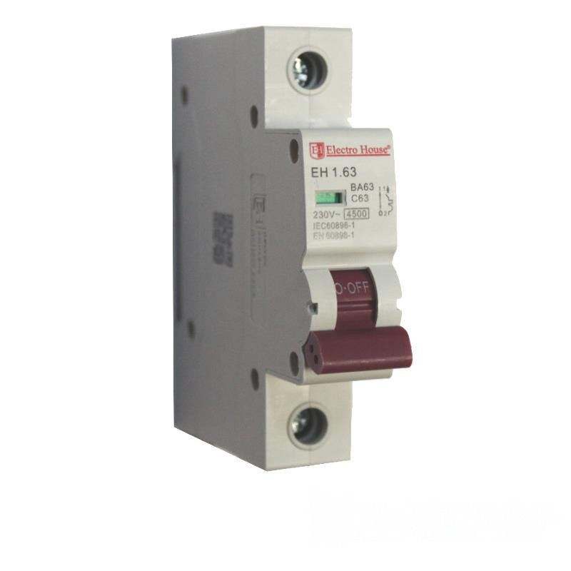 Автоматический выключатель 1Р 63A 4.5кА, кривая C Днепр - изображение 1