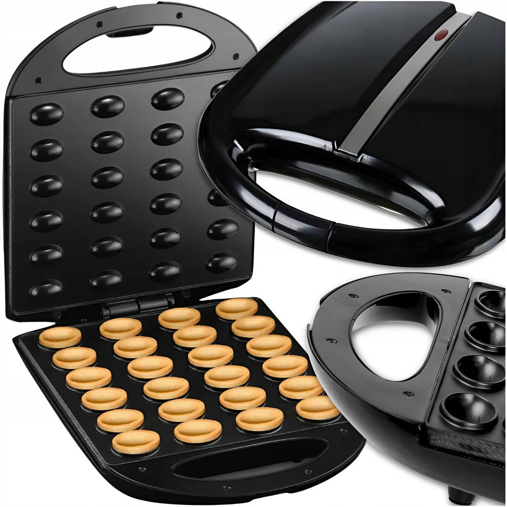 Электрическая форма для выпечки орешков на 24 половинки Ruhhy (22724) 1600 Вт Нововолынск - изображение 1