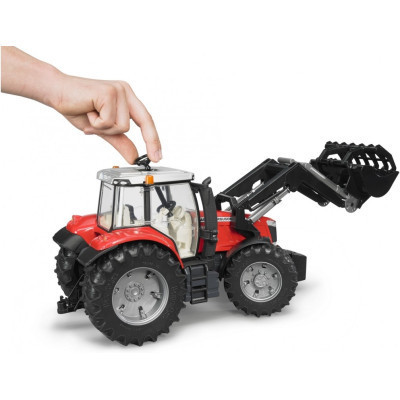 Спецтехника Bruder Massey Ferguson 7624 с передним погрузчиком 1:16 (03047) Винница - изображение 6