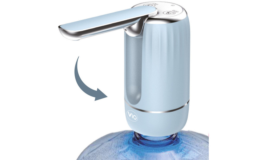 Помпа для воды на бутыль электрическая ViO E27 голубая Киев - изображение 3