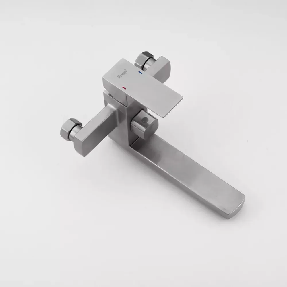 Смеситель для ванны с душевым гарнитуром Frap H802 F32802 сатин Киев - изображение 3