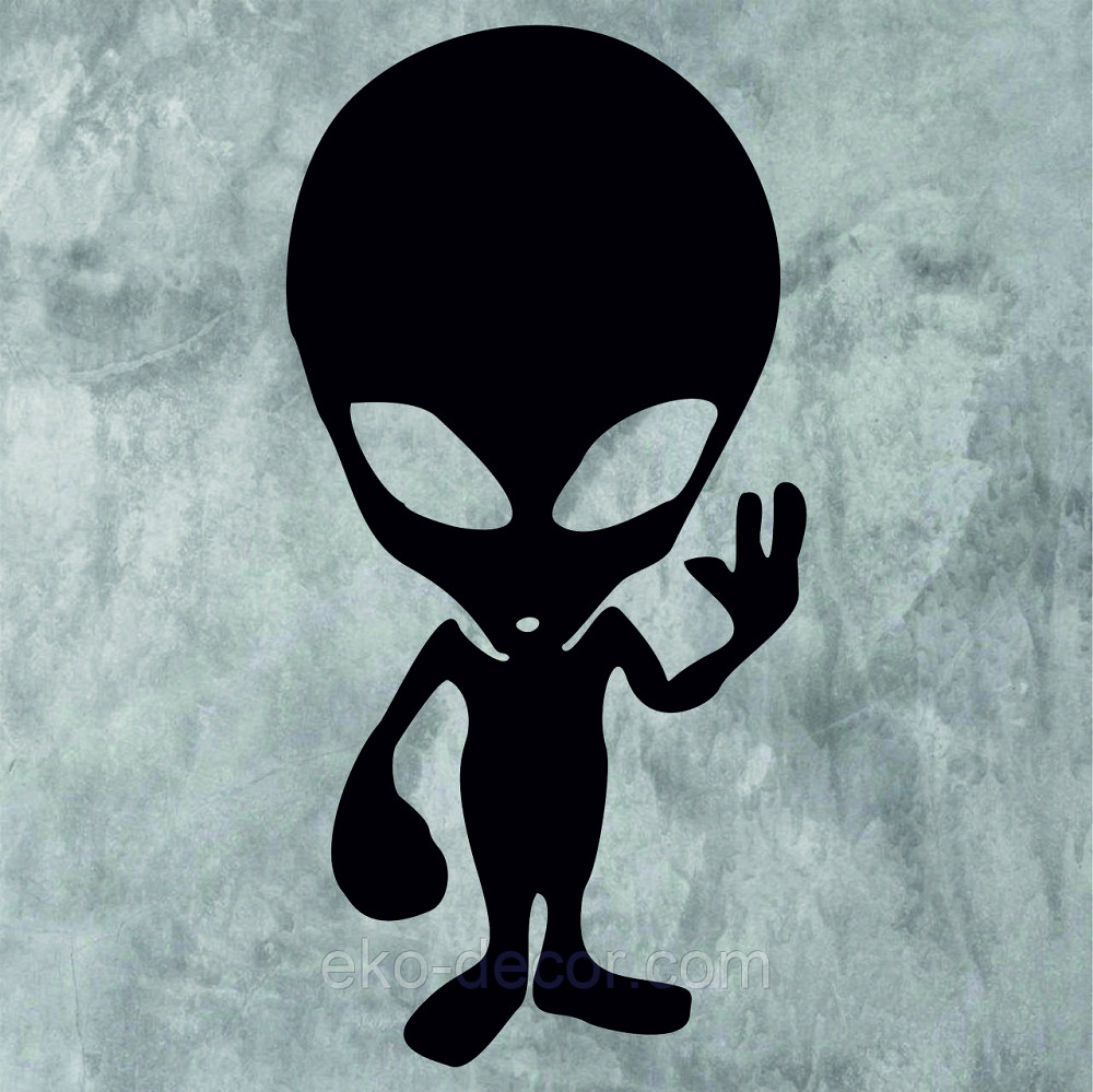 Декоративное настенное Панно «НЛО», Декор на стену 70*34 см, Черный Киев - изображение 5