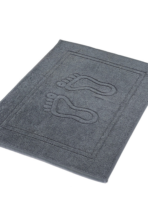 Махровий рушник для ніг Ideal Textile 50х70 килимок сірий 700 г/м2 (56861172) Чернівці - фото 1