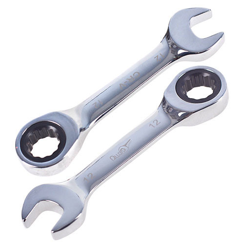 Ключ ріжково-тріскачний 19 мм. укорочень КТУ-2091-19 Alloid Вінниця - фото 1