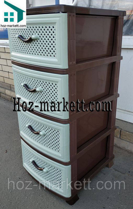 Комод пластиковый на 4 ящика Украина Харьков - изображение 3