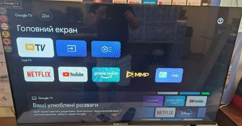 Телевізор Безрамний Новий Samsung 45" Google TV 4K (2024) Київ - фото 1