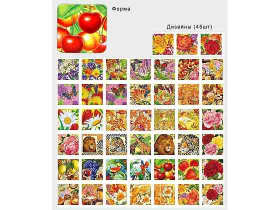 Подставка под горячее квадратное 9см, ассорти 305-111 ТМ BONADI Киев