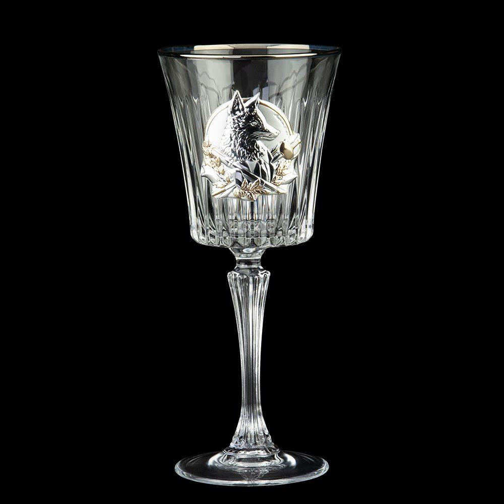 Набір для вина та води “СЕНАТОР” Boss Crystal, 6 келихів, платина, срібло, золото, кришталь Рівне - фото 6