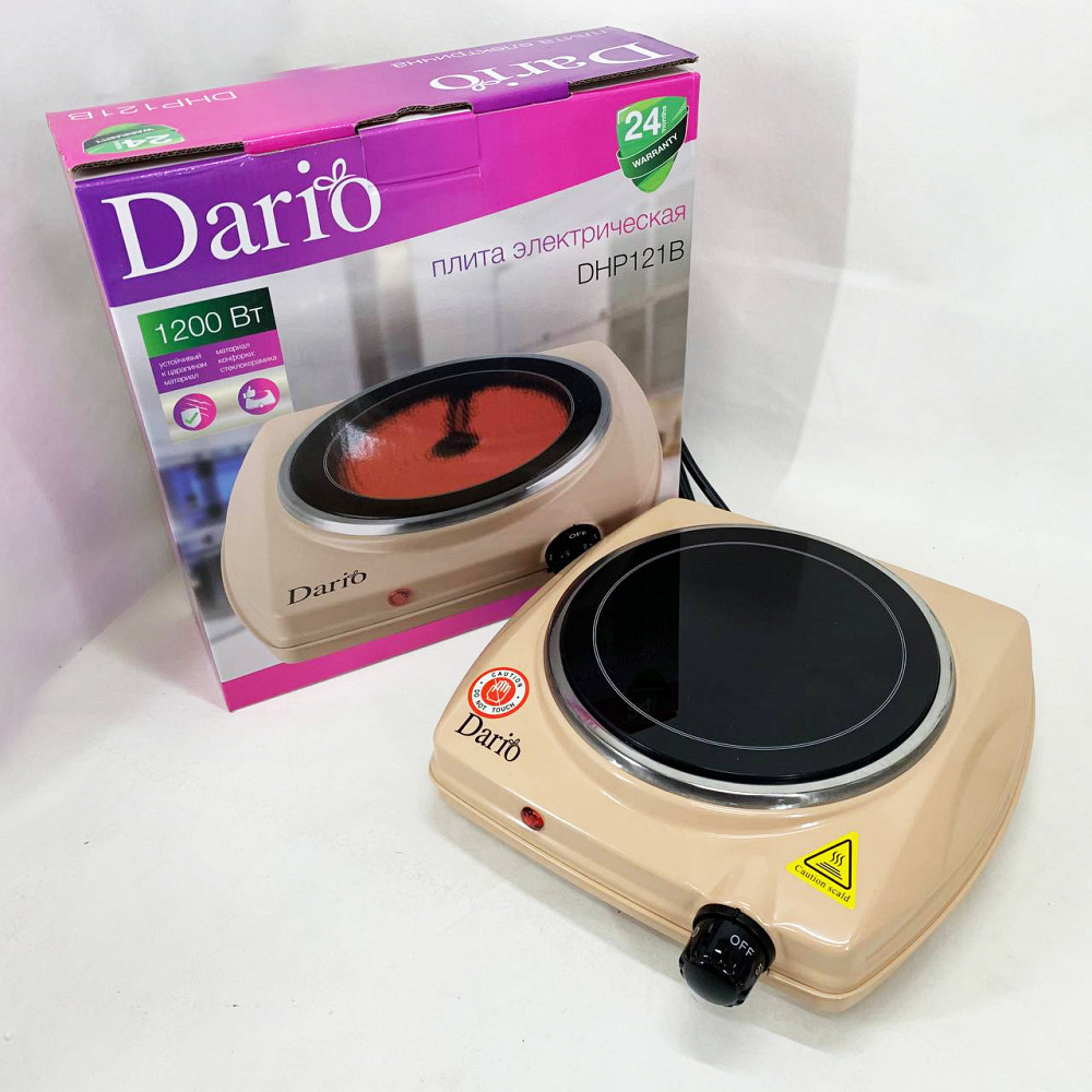 Мощная настольная электроплита DARIO, Дисковая плита для дома, Варочная настольная плита MK-37 Львов - изображение 6