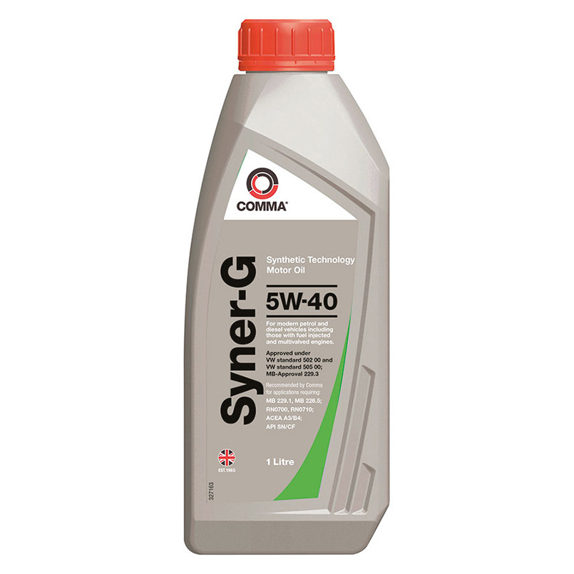 Моторное масло Comma Syner-G 5W-40 1л Львов - изображение 1
