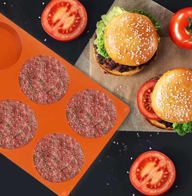 Силиконовая форма для десертов и выпечки, на 6 изделий, круглая Ø10 см, высота 2 см, многоразовая Одесса - изображение 5