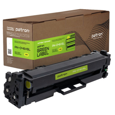 Картридж Patron Canon 046 Green Label, yellow (PN-046YGL) Вінниця - фото 1