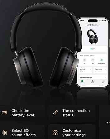 Навушники Ugreen Studio Pro (Dual Driver, LDAC Hi-Res, NC, BT 6, 120h) Харьков