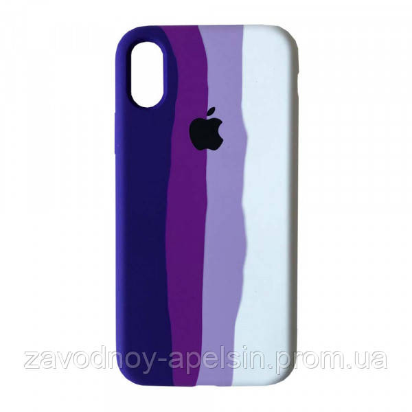 IPhone XS max Чехол Радуга Silicone Case (rainbow) Одеса - фото 1