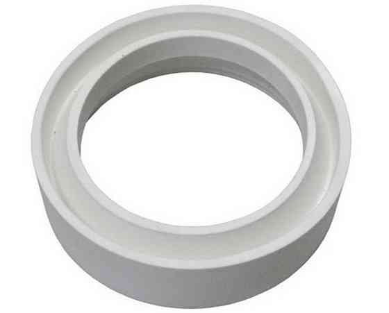 Прокладка для унітаза гума біла F завод (бокове підведення) Харків
