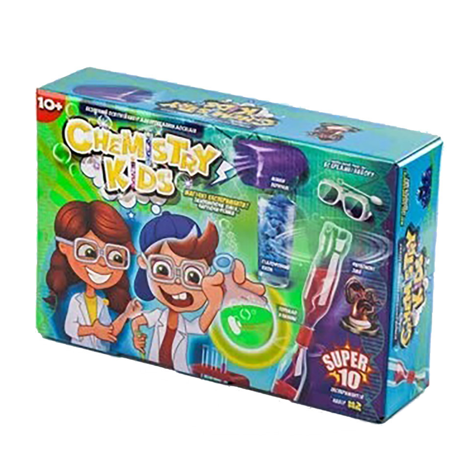 Безпечний навчальний набір для проведення дослідів "CHEMISTRY KIDS" CHK-01-01-04U УКР CHK-01-02U Вінниця - фото 1