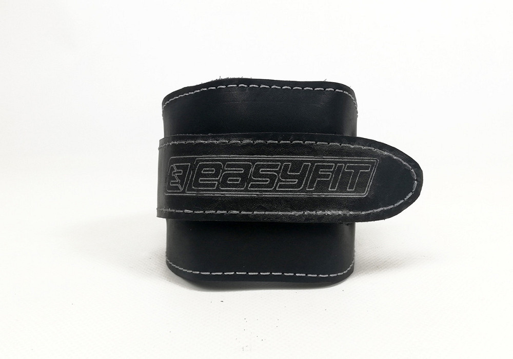 EasyFit Манжета EasyFit F9 чорна для тяги на тренажері (шкіра) Київ - фото 3