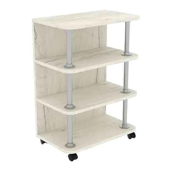 Тумба мобильная ТМ-3, Дуб Крафт Білий, 500/300/700 Львов