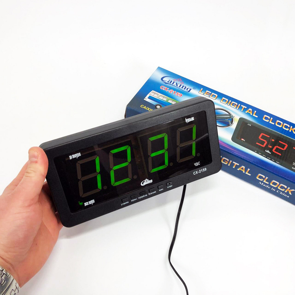 Стильные настольные часы Caixing, Электронные часы со встроенным дисплеем Классические настольные PN-14 Ивано-Франковск - изображение 9