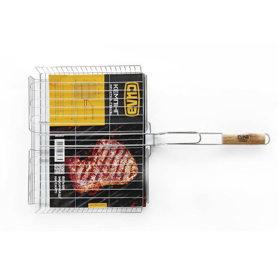 Решётка для гриля СИЛА з високим бортом та антипригарним покриттям 56x31x24x5,5см (960402) Винница - изображение 2