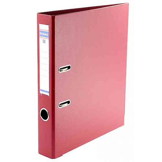 Папка - регистратор Donau А4, 2 rings, ширина50, PREMIUM burgundy (3955001PL-05) Винница